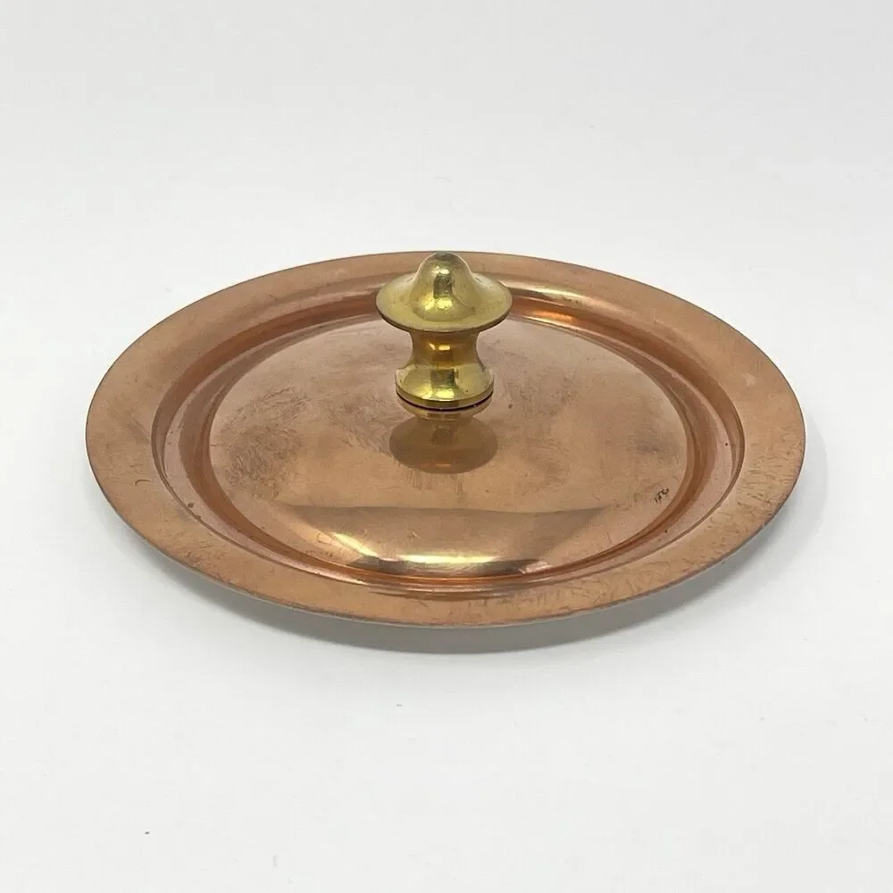 NEW Mauviel MINI Copper Brass LID ONLY Replacement For 3.5” Cocotte M’Heritage